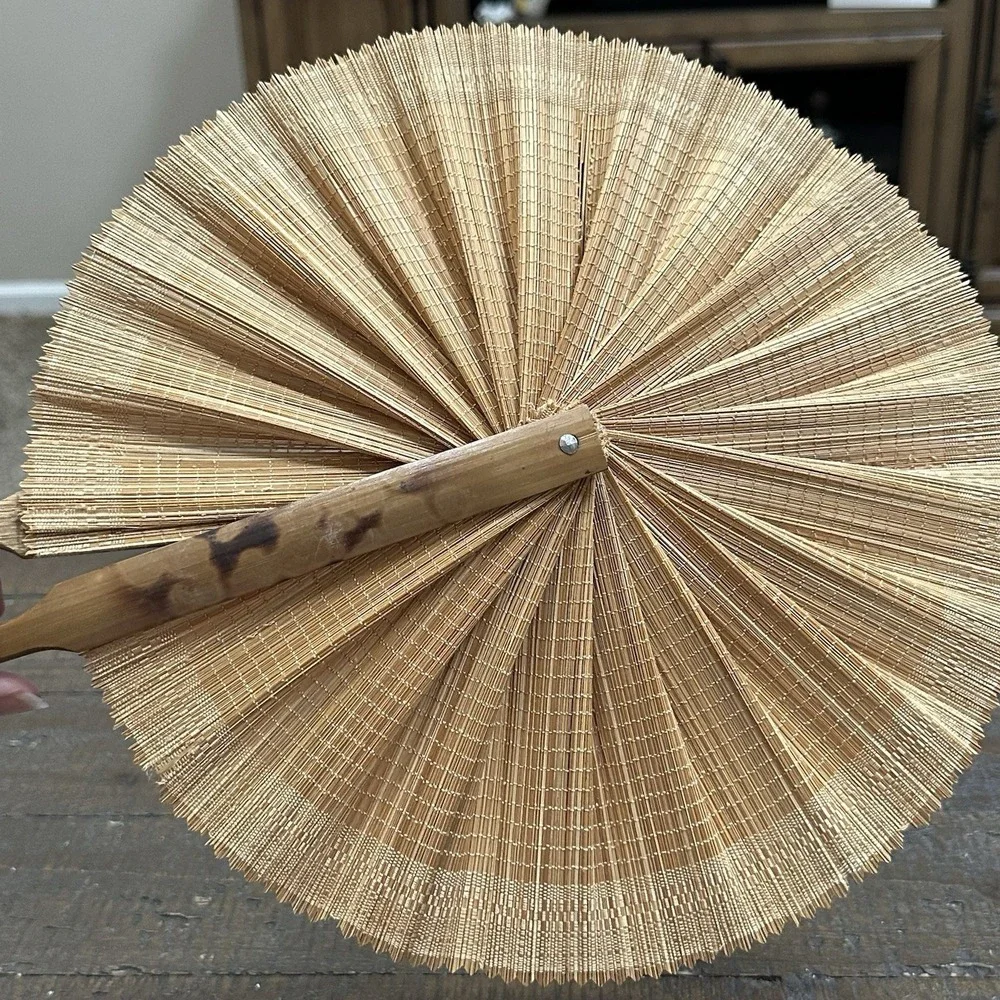 VTG Handmade Bamboo Folding Fan – 11